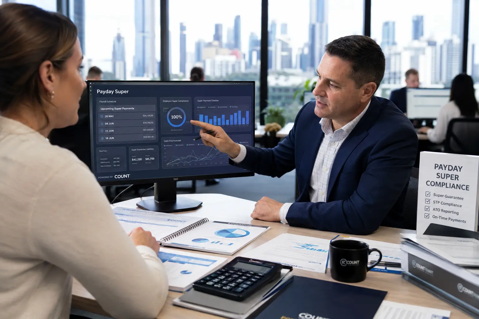 Managing the 2026 Payday Super Shift with Accountants in Melbourne Accountants in Melbourne helping businesses manage Payday Super payroll compliance and cash flow planning
