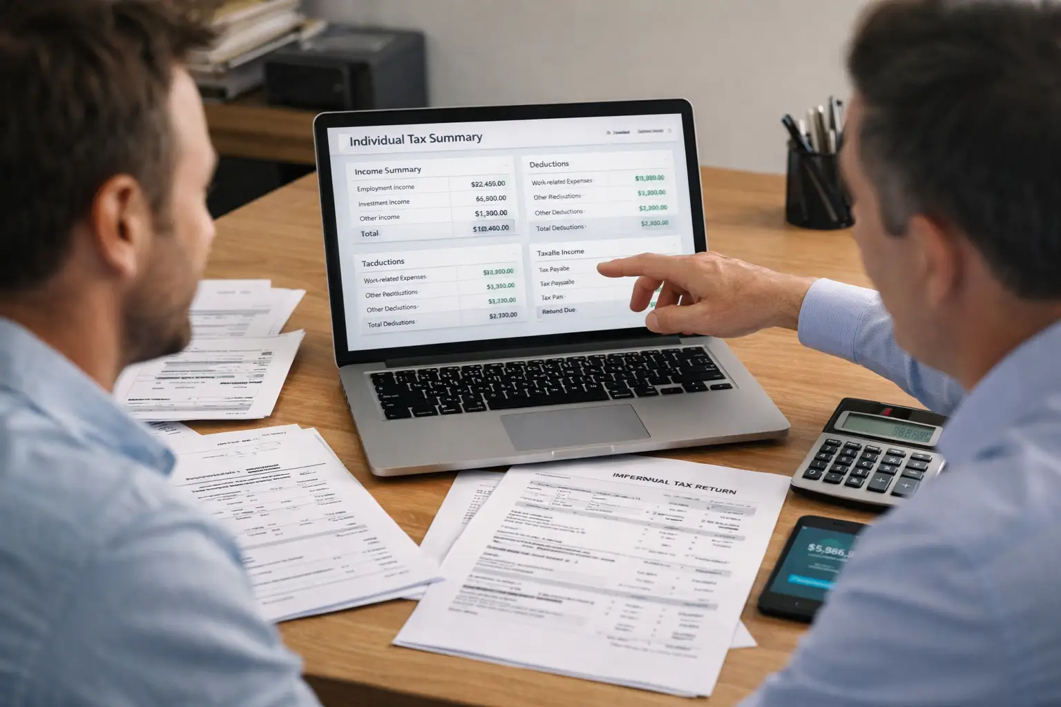 ATO AI audit 2026 showing business tax compliance review using digital records and accounting software in Australia