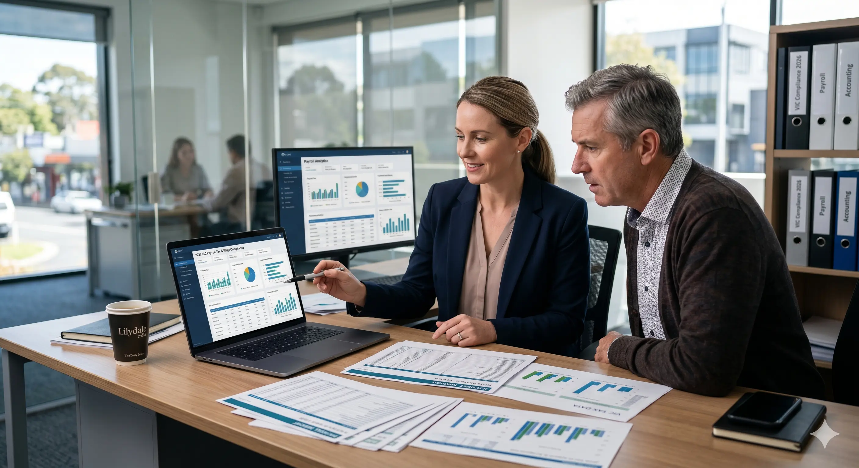 Accountants in Lilydale advising business owners on Victorian payroll tax compliance and financial planning